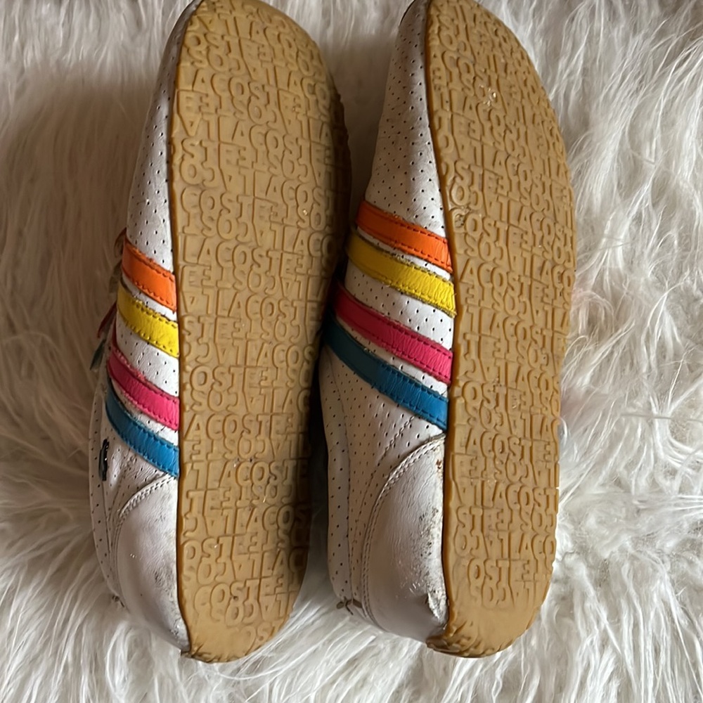 Vintage Lacost Sneakers Rainbow - Picture 4 of 10